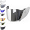 EvoParts Visier CWR-1 für Shoei NXR 1 (nicht Nxr 2) Ryd - X Spirit 3 - Z7 - Rf1200 (silber)