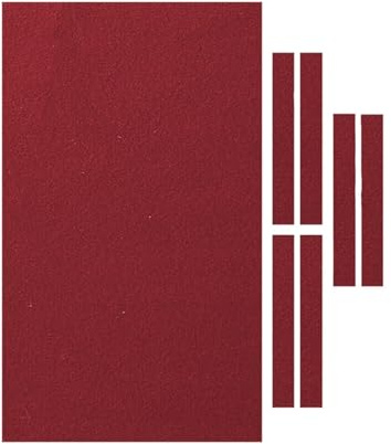 AMENGJ Billardtuch Billard Pool Filz Tuch Tisch Filz Zubehör Billardtische Abdeckung(Red,7ft (2.4MX1.45M))