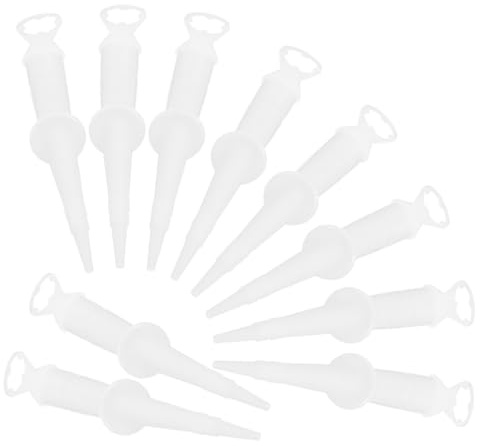 Veemoon 10 Stück Teiliges Flexible Biegsame Silikondüsen Drehbar Winkel Caulk Nozzle Tips für Präzises Abdichten Vielseitig Einsetzbar Robustes Gummi Kompatibel mit Verschiedenen
