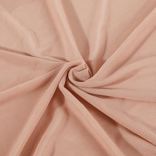 Mesh Stoff, Tüll Stoff Mesh 4 Wege, Tüllstoff Meterware, Stretch Netzgewebe 100×160cm Tüllstoff Kostümstoff Dekostoff Polyester Spandex Leichtes Netz Zum Nähen Basteln Kleider Heimdekoration