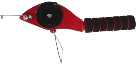 VANZACK Portable Mini Ice Fishing Rod with Reel – Compact Non-Slip Handle Travel Pole for Winter Panfish and Sea Fishing Angling Gear for Beginners