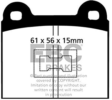 Ebc Brakes DP174 - Brake Pad Set, disc brake