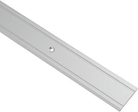 Gedotec Übergangsprofil Aluminium Übergangsschiene gelocht Bodenprofil zum Schrauben - SUPER-FLACH | Breite 30 mm | Alu Silber eloxiert | 100 cm | 1 Stück - Ausgleichsprofil für Vinyl - Laminat UVM.