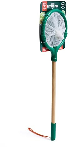 Hape Nature Fun Explorer Netz - zum Fangen von Insekten aus Bambus und pflanzlichem Kunststoff, Outdoor Entdecker- und Naturforscher-Spielzeug, für Garten, Wald und Ausflüge, für Kinder ab 4 Jahre