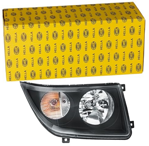 HELLA 1ER 247 017-061 Scheinwerfer - VW Crafter 30-50 Box (2E_) - ECE | Kompatibel mit: VW CRAFTER 30-35 Bus, CRAFTER 30-50 Kasten, CRAFTER 30-50 Pritsche/Fahrgestell