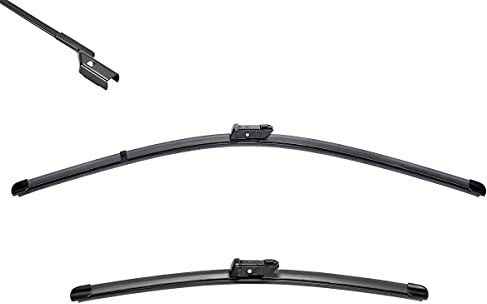 VALEO Silencio Wischer - VF429 - Leistungsstarke, hervorragende Sicht auf der Straße, einfache Montage - originale Flachblätter 650mm/550mm - Vorne - Set mit 2 Wischerblättern - 574392