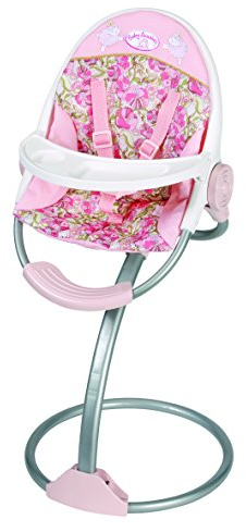 Zapf Creation Baby Annabell Hochstuhl, Babypuppen und Zubehör - Hochstuhl, Abnehmbarer Tisch, Baby, Toddler