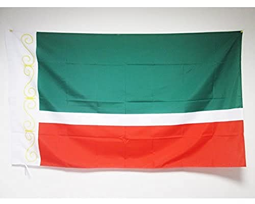 AZ FLAG - Flagge Tschetschenien - 150x90 cm - Tschetschenisch Fahne 90 x 150 Cm Scheide Für Mast - Flaggen
