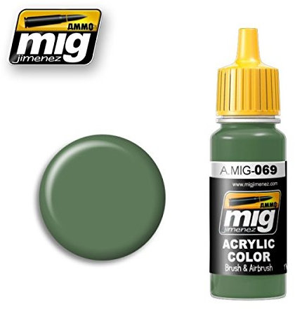 Munition mig-0069 blau grün Acryl Farben (17 ml), Mehrfarbig
