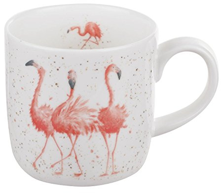 Wrendale by Royal, Pink Ladies (Flamingos), 19 x 12 x 8 cm