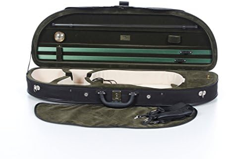 Schaumstoff Geigenkoffer 4/4 Classic Schwarz - Grün M-case