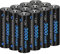 CITYORK 12 Pack 3000mAh 1.2 V AA Ni-MH Batterie ricaricabili per luci solari con custodia