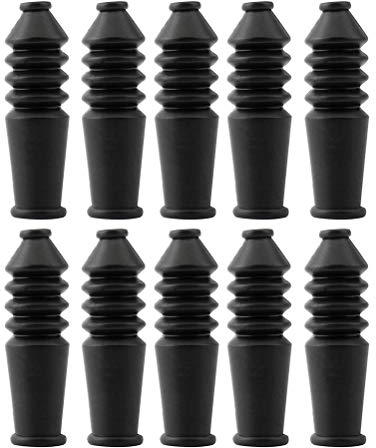 LIOOBO 10 STÜCKE V Brake Elbow Schutzumschlag Bremse Nudel Schutzhülle Zubehör für Fahrrad (Schwarz)
