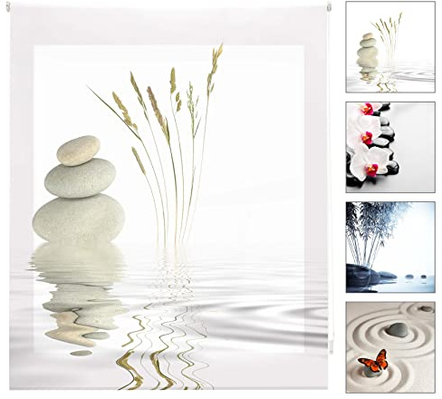 Blindecor Zen, W-Z-14991, 160 x 180 cm, lichtdurchlässiges Digitalrollo