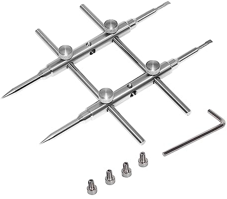 Spitzen Objektiv Spannschlüssel Reparatur-Öffnungs-Werkzeug Edelstahl für SLR DSLR Großformat-Kameraobjektiv Reparatur Öffnen Haltering-Entferner Spanner Wrench Tool Retaining Ring Remover