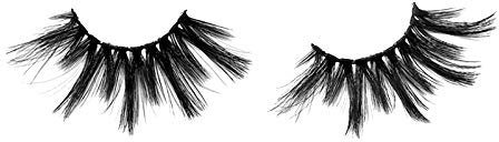 Generic 2 Paires de Faux Cils Fibre Chimique/Mink Lashes, Cils épaissis Multicouches Naturelle 3D, 25mm, Cils de Maquillage Long Bouclés épais, Naturel Faux Cils en Faux Faits à la Main