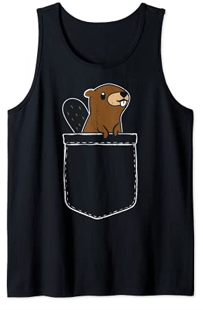 Lustige Biber-Taschen Biber Tank Top
