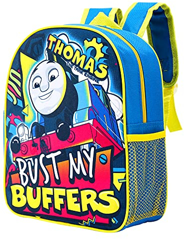 Fancy Thomas the Tank Engine Kids Childrens Backpack School Rucksack Travel Bag Boys Girls with side mesh pocket Multicolour