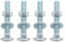 LBY Juego de 10 tornillos de carruaje, kit surtido de tornillos de 5/16-18 x 2 pulgadas, pernos de cuello cuadrado de cabeza redonda (con tuercas hexagonales y arandelas planas), acero al carbono