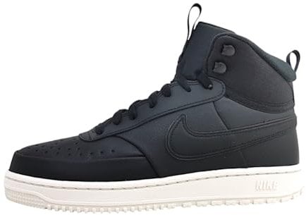 NIKE Men's Court Vision Mid Wntr Sneaker, Black Phantom, 6 UK