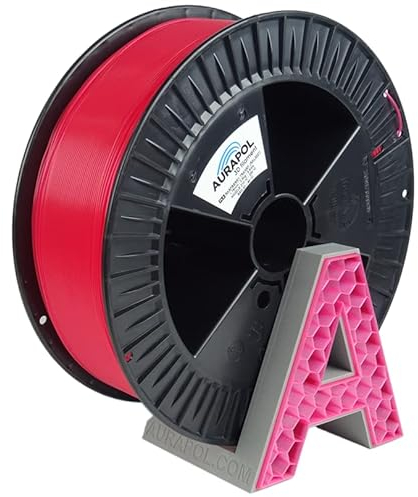 AURAPOL Filament 1.75 PLA, 3D Drucker Filament, PLA Filament mit Präzision 1,75 mm +/- 0,02 mm, Premium 3D