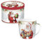 Easy Life MUG 35CL EN PORCELAINE DANS UNE BOITE METAL SANTA IS COMING