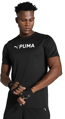 PUMA Herren Puma Fit Ultrabreathe Tee T Shirt, Schwarz, S EU