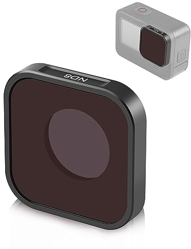 PULUZ Filtre ND8 pour GoPro Hero11 / Hero11 Mini / HERO10 / HERO9 Noir - Kit de Densité Neutre avec Lentille de Protection pour Accessoires GoPro