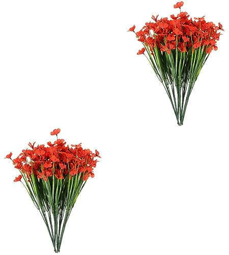 Alipis 16 STK Künstliche Wildblumen-partydekorationen Blumenpflücker Blumenkranz Girlande Gefälschte Seidenpflanzen Dekor Unechte Grüne Picks Faux-Topf-Lavendel Haushalt Braut