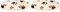 TRIXIE 38921 Kissen Joey, 44 × 31 cm, beige (Packung mit 2)
