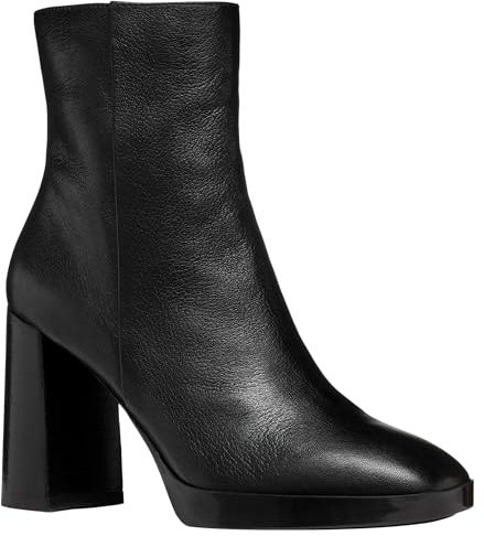 Geox D Teulada C, Stivale alla Caviglia Donna, Nero, 40 EU