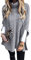 kawehiop Pullover Schal Bequem Winddicht Geometrie Tippet Hoher Kragen Freizeit Lässiger Schal Stilvoller Pullover Winter Straße, Grau, XXXL