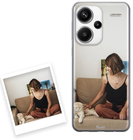 P Pevita Funda Compatible para Redmi Note 13 Pro Plus 5G Personalizada con Foto o Imagen | Funda Personalizable Compatible para Redmi Note 13 Pro Plus 5G