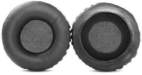 HTINDUSTRY Almohadillas de Repuesto Premium Compatibles con Auriculares House of Marley Positive Vibration 2 con Cuero Proteico Suave/Espuma de Memoria