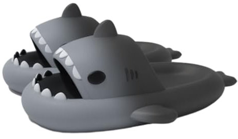 Lanivic Chanclas de Playa para Hombres Mujeres Tiburón Zapatillas de Ducha Antideslizante Tigre Zapatos de Piscina Sandalias Ligero Verano Shark Slippers