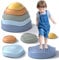 Lehoo Castle Stepping Stones Kids, Non-Slip Balance Sensory Toys for Autism Obstacle Course, Garden Outdoor Indoor Toys Games for Toddlers Age 3-5, Encourage Balance & Sensory Motor Skills