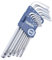 HemBorta® Llaves Allen Larga, Juego de Llaves Allen Hexagonales con Cabezal Esférico, 13 Piezas Llaves Allen Métricas 1.27-10mm
