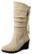 Stivali Donna Stivaletto Donna Stivaletti Donna Estivi Stivaletti Donna Pelle Stivali Donna Alti Stivali Bianchi Camperos Texani Donna (Bianco, 40)
