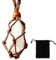 Chaîne en Pierre Naturelle d'Cristal de Roche, Pendentif Cristal de Roche, Collier de Pierres Thérapeutiques, Pierres Précieuses de Guérison pour femme, Bijoux Reiki, Noël, Saint Valentin