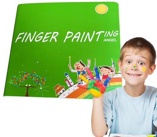 Dtaigou Funny Finger Painting Kit,6 Colors Funny Finger Painting,Kids Finger Paints,Finger Paint Set,For Home School