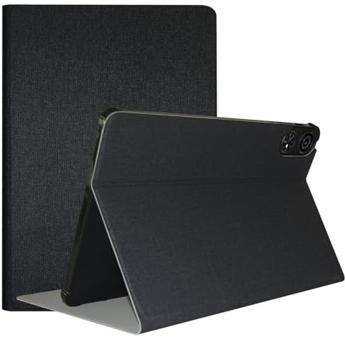 AKNICI Coque pour TECLAST P50 / TECLAST P50AI Tablette Tactile 11 Pouces, Ultra Mince PU Cuir Housse Étui Case de Protection avec Veille/Réveil Automatique TPU Souple Coque Arrière, Noir