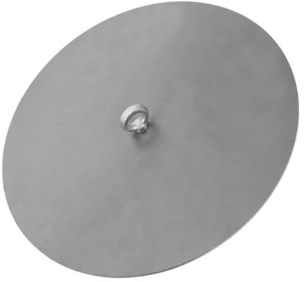 Homoyoyo Tapa de Estufa de Leña Tapa de Estufa de Hierro para Cocinar Tapa de Horno Gruesa Resistente al Óxido Fácil de Transportar