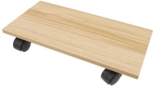 TEHAUX Computer Tower Stand Castor Wheels Pc Gaming Accessory under Desk Storage Rack