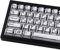 PBT Keycaps,136 Keys Japanese Manga White Keycaps, Minimalist Retro Style Cherry Profile Dye-Sublimation Custom Keycap for Cherry Gateron MX Swithes ISO/ANSI Layout Mechanical Keyboards