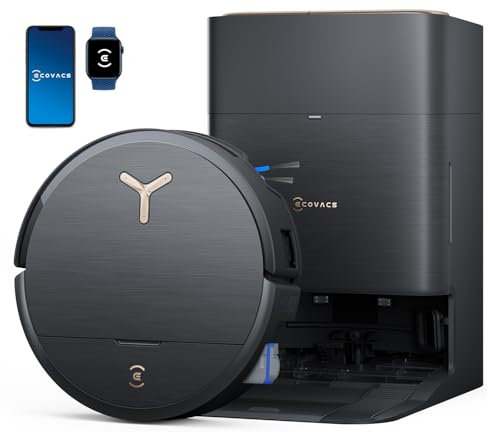 ECOVACS DEEBOT X9 Pro Omni Robot Vacuum Cleaner and Mop, Blast™ 16,600 Pa Suction, OZMO Roller Instant Auto-Wash Mop, ZeroTangle™ 3.0, Triple Lift System, AI Smart Navigation