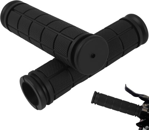 Tuwonwa Set da 2 Manopole per Bicicletta Ergonomiche 22 mm, Manopole per Bici e MTB Antiscivolo in Gomma, Manopole per Monopattino e Monopattino Elettrico, per Adulti e Bambini