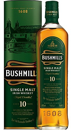 Bushmills Single Malt Whiskey. 10Jahre, 40% 0,7L