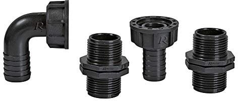 Kit raccordi in plastica 1 per tubi Ø 25mm