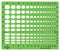 Westcott Kleine Ellipsenschablone Nr. 1 (T-807)