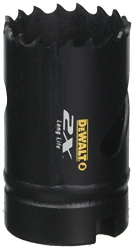 DEWALT Extreme 2X Bi-Metall Lochsäge (32 mm, zum Sägen von Edelstahl, Stahl, Aluminium, Messing, Kupfer, Zink, Blech, Holz, Gips und Kunstsoffen) DT8132L